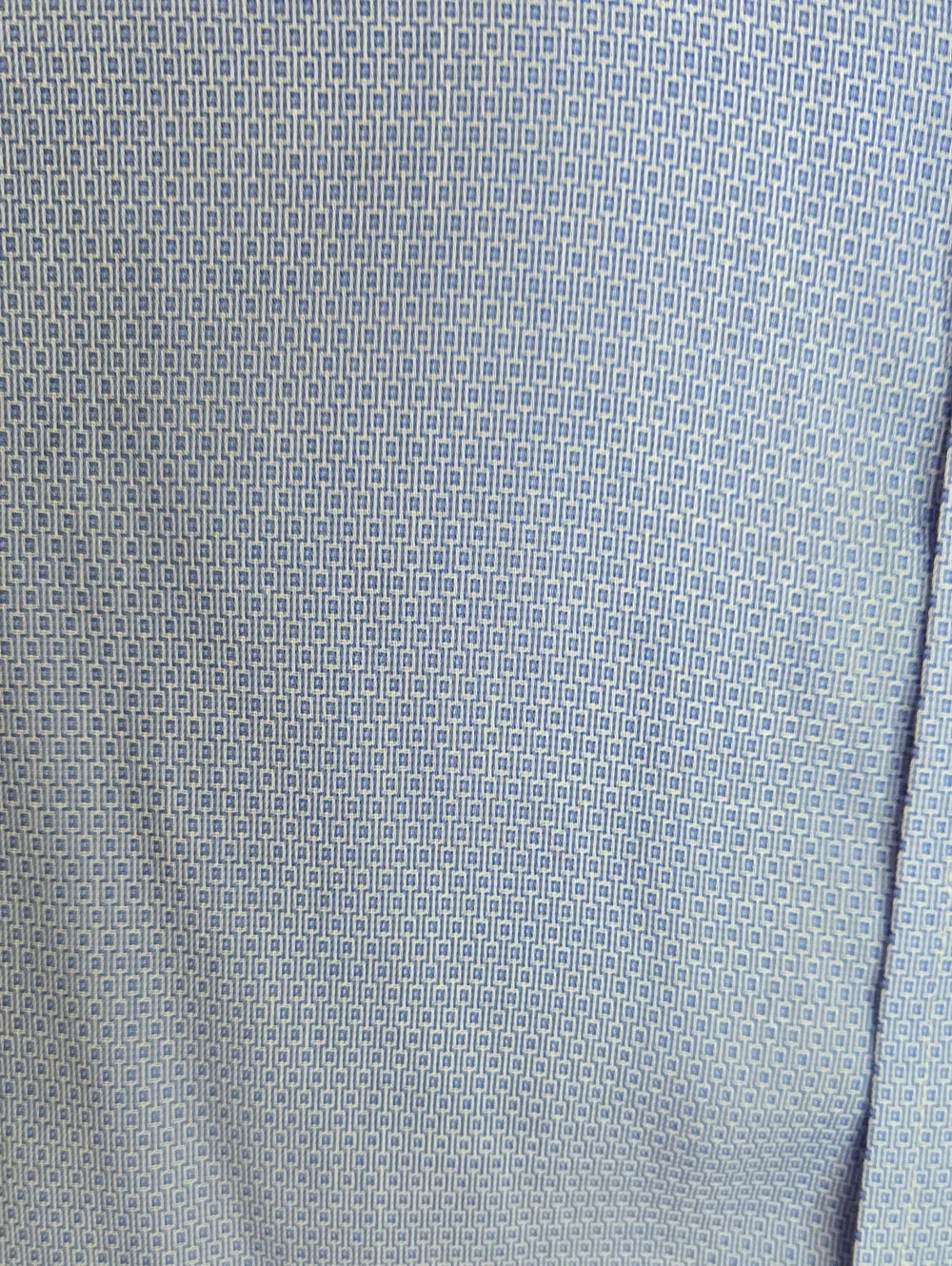 Polo Ralph Lauren Blue Dress Shirt Slim Fit Easy‎ Care Preppy Classic 17.5